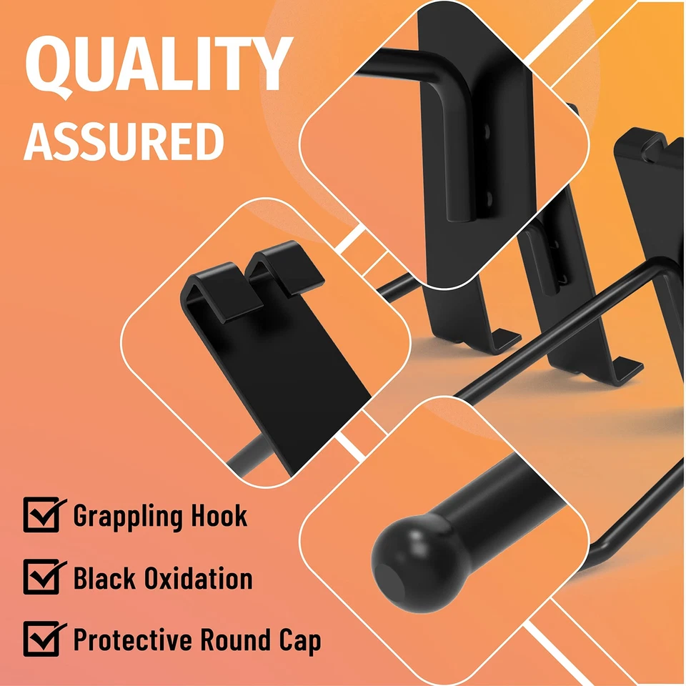 Gridwall Hooks 8 Inch, 32PC Display Hook for Grid Wall, Hooks for Grid Wall P... - Image 3 of 4