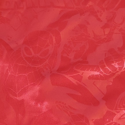 Marvel ultimate spiderman Boys Red shinny patterned Short Sleeve Shirt size 7 - Picture 7 of 8