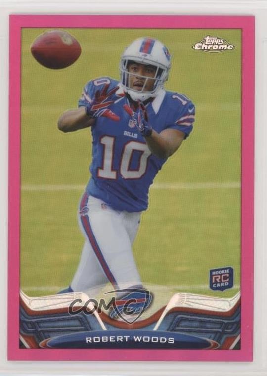 2013 Topps Chrome BCA Pink Refractor 31/399 Robert Woods #3 xm5