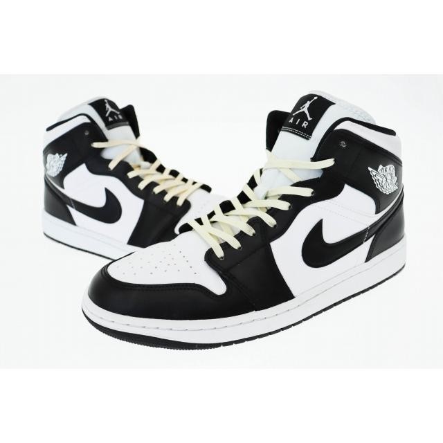 スニーカー Nike air jordan 1 mid women shoes DV0991-101 Nike Air Jordan 1 Mid Panda Women's DV0991-101 Black White