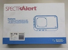 System Sensor/SpectrAlert BBS-SP2R Series Fire Alarm Back Box Skirt Red **NEW***