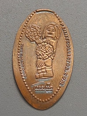 Vintage Legoland Discovery Center Elongated Smashed Pressed Penny - Cheerleader