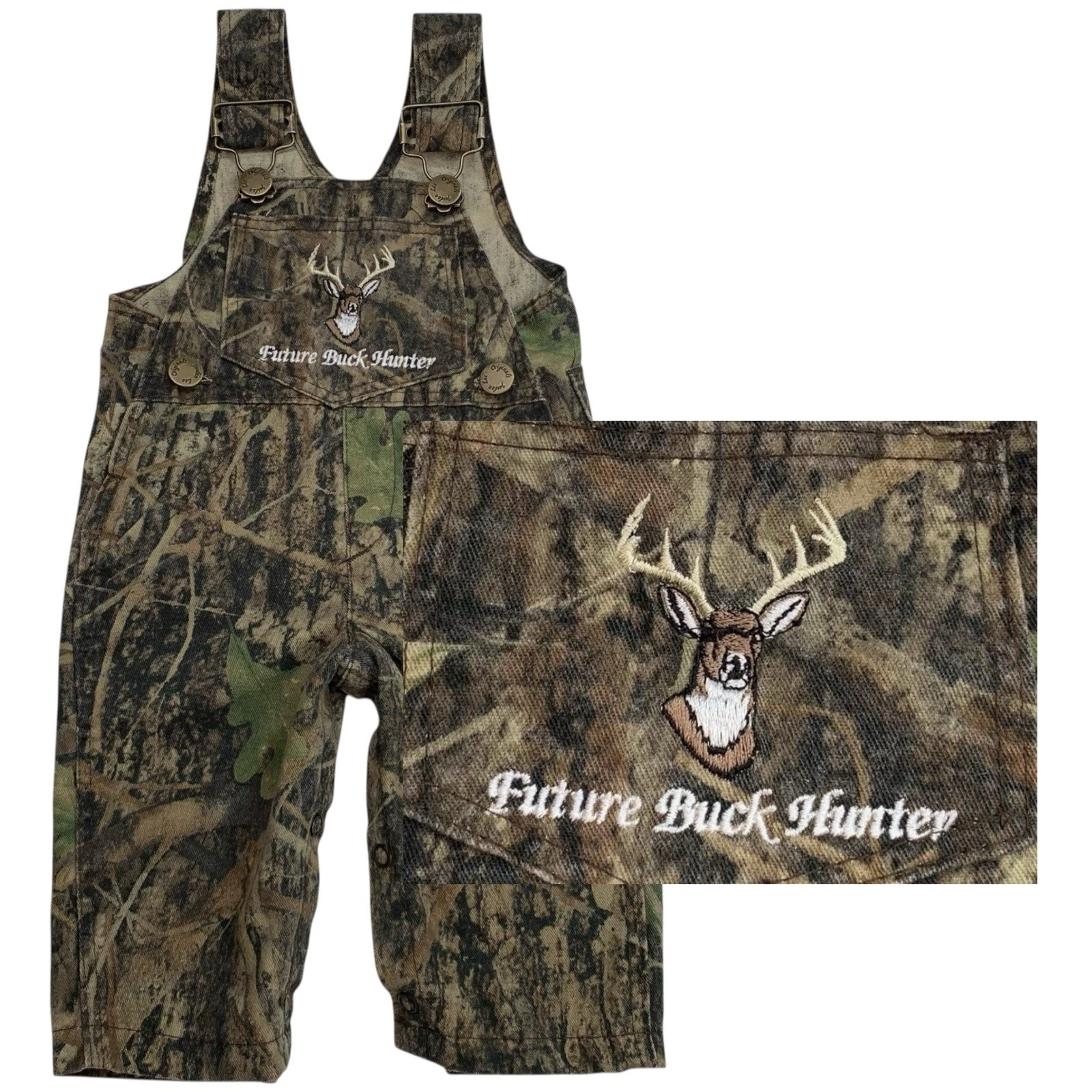 Lee Jordan Originals Baby Camouflage Overalls Future Buck Hunter 3 Months Bibs