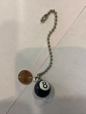 Vintage Pool Ball Billiards 9 Ball Fan Pull.  Pool Light Pull Brand New