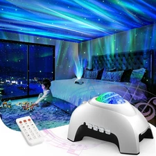 Star Projector, Galaxy Projector Northern Lights, Aurora Projector & Music Sp...