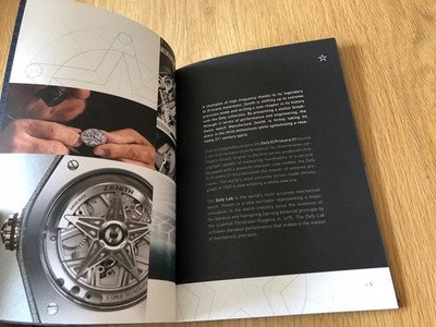 Catálogo Catalogue - ZENITH - Defy Collection - English - Watches Relojes