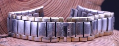 EDOX TWO TONE MEN'S WRIST WATCH BRACELET REF. 27001, 170mm LONG (LE)