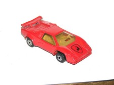 VIntage Matchbox Superfast Lamborghini Countach **PINK LIGHT SPECIAL**