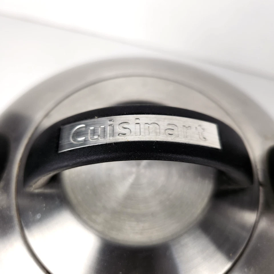 Cuisinart Silbador Estufa Tetera Max Relleno Cuerpo Acero Inoxidable Cepillado Foto 4 de 4