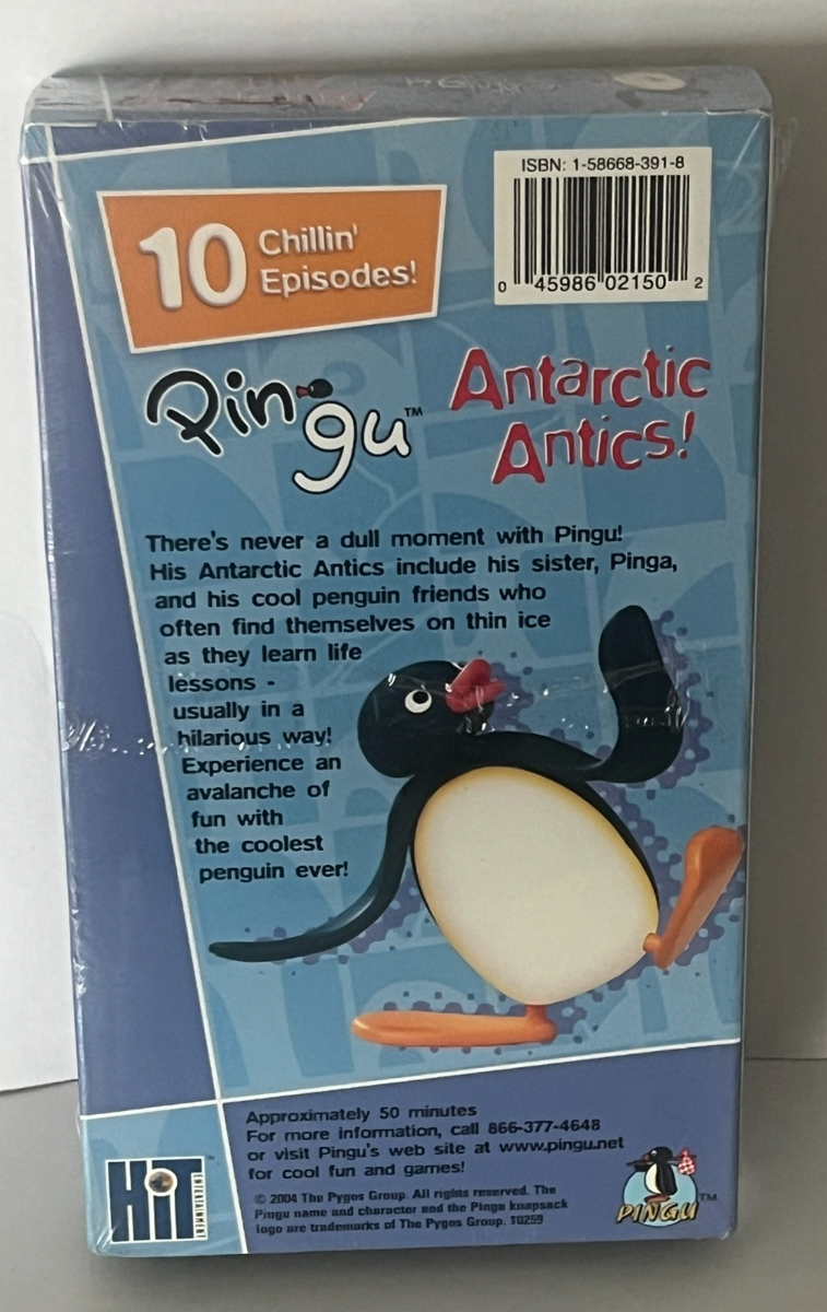 Pingu Antarctic Antics HiT Factory New Vhs Claymation Kids Show | eBay