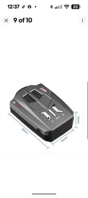 Highway & City Mode Radar Detector - Exceptional Range & Sensitivity for Drivers