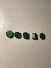 Rough Natural Columbia Emeralds For Faceting