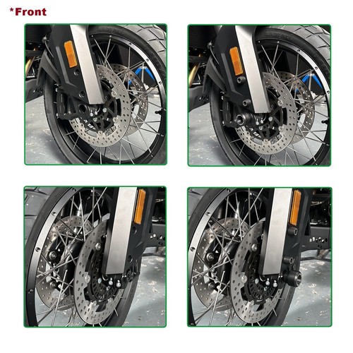 For 2025 CFMOTO 700MT Front Wheel Axle Frame Fairing Crash Bar /M5 Fender Guards - Picture 9 of 58