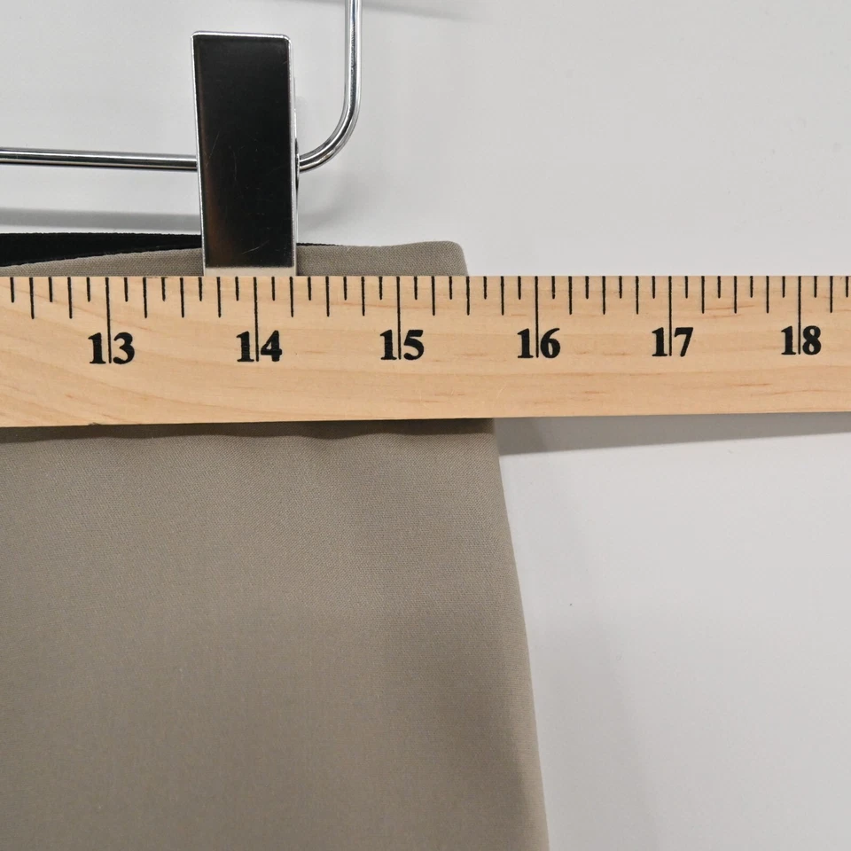 Pantalones para mujer LES COPAINS talla 42 silenciosos de lujo tostados elásticos clásicos caqui Foto 3 de 4