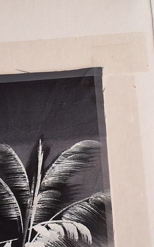 MCM Vietnamesisch Asiatisch Stil Schwarz Weiß Signiert Palette Messer Stoff Malerei Schild - Bild 17 von 20