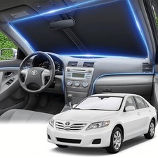 for Toyota Camry Windshield Sun Shade 2007-2011, Double Layer 240T Front Wind...