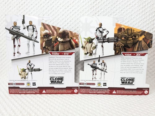 Star Wars TENIENTE THIRE y CLON TROOPER RYS YODA CLONE JEK Clone Wars - Imagen 8 de 11