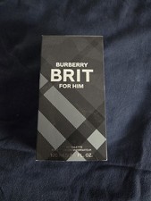 Burberry Brit For Him Eau De Toilette Spray 100ml 3.3oz Regular Size