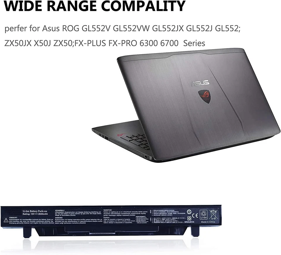 Batería de bajo consumo para Asus X555 Foto 4 de 4