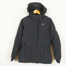 JACK WOLFSKIN Women's 3 in 1 Jacket Size S Texapore Removable Fleece Black