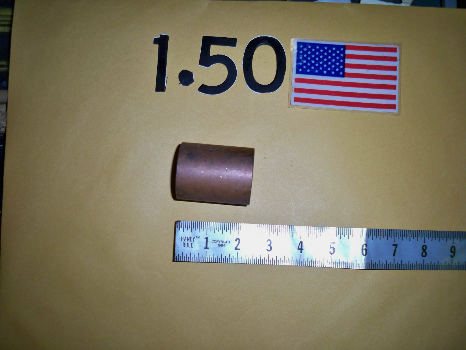 1-1/2"- SLIP COUPLING COPPER SOLDER SWEAT TYPE PLUMBING FITTING NOS