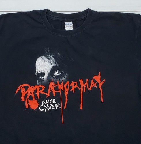 Alice Cooper Paranormal T Shirt Black Mens XL Tee Gildan Ring Spun - Picture 2 of 7