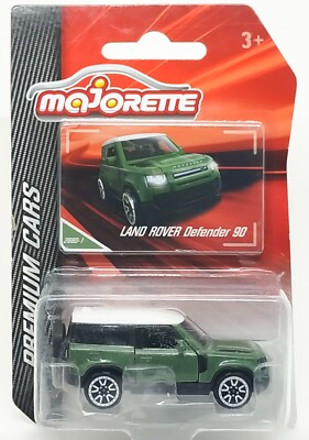 Majorette Land Rover Defender 90 Green / White Roof 1:66 (3