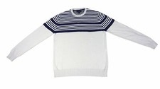 Club Room Men's Winthrop Stripe Sweater, Bright White