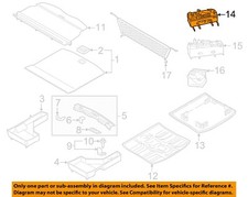 FORD OEM 15-23 Edge Rear Body Floor Interior Trim-Accessory Box HE5Z78115A00C