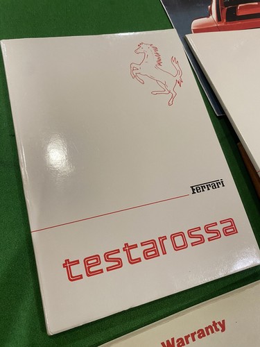 Ferrari Testarossa Owners Manual Set Complete Monospeccio - Bild 3 von 8