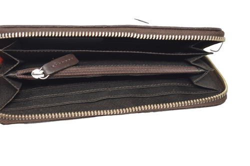 Calvin Klein Geldbörse Leder Braun Zip Around RFID Neu mit Karton - Bild 9 von 16