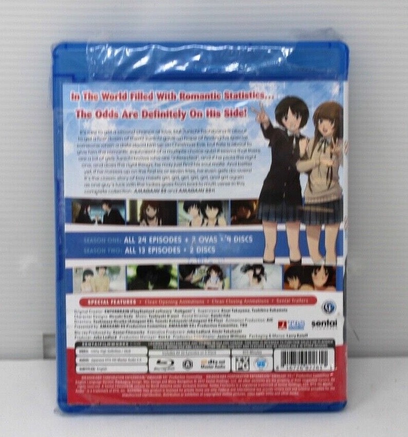 Amagami SS/Amagami SS+ Complete Collection (Blu-Ray) - NEW