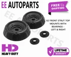 HONDA JAZZ 2002-2020 - FRONT STRUT TOP MOUNTS & BEARINGS - LEFT & RIGHT x2