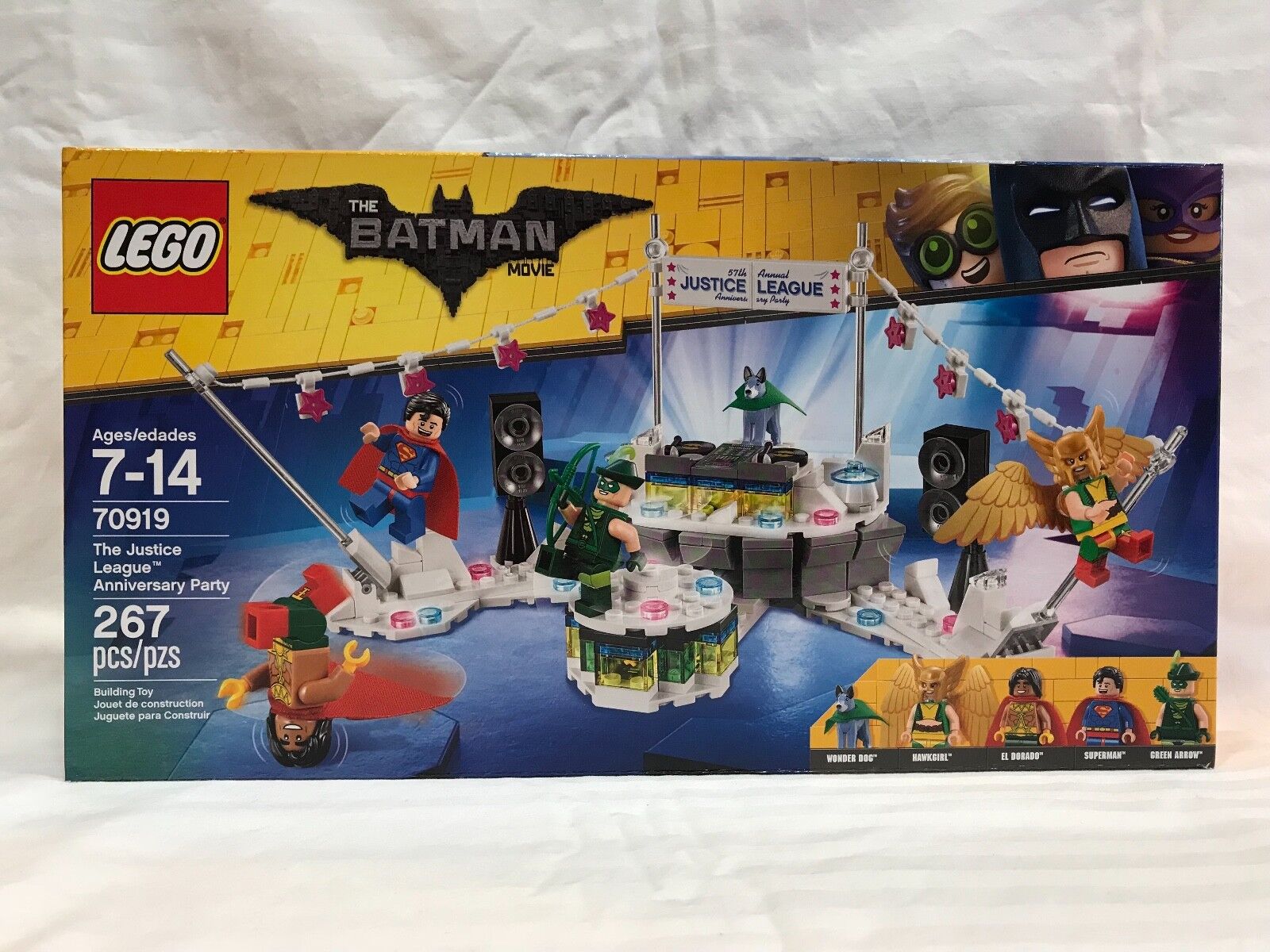 THE BATMAN MOVIE LEGO SET 70919 THE JUSTICE LEAGUE ANNIVERSARY PARTY**NEW**