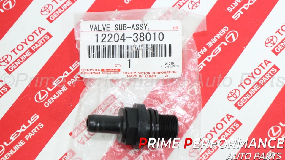 Válvula PCV Toyota Land Cruiser Tundra Lexus LX570 GX460 GS460 LS460 12204-38010 - Imagem 4 de 4