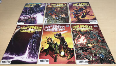 INFINITY WARS #1,1,1,1,2,3 (9.6-9.8) VARIANTS/Thanos/Silver Surfer