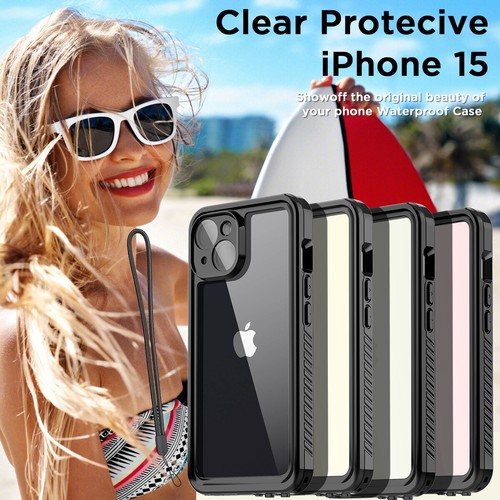 Waterproof Case For iPhone 16 15 14 12 11 Pro Max SE Shockproof Tough Full Cover - Picture 43 of 113