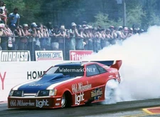 "John Lombardo" "Blue Max" 1986 Ford Mustang NITRO Funny Car PHOTO! #(101)