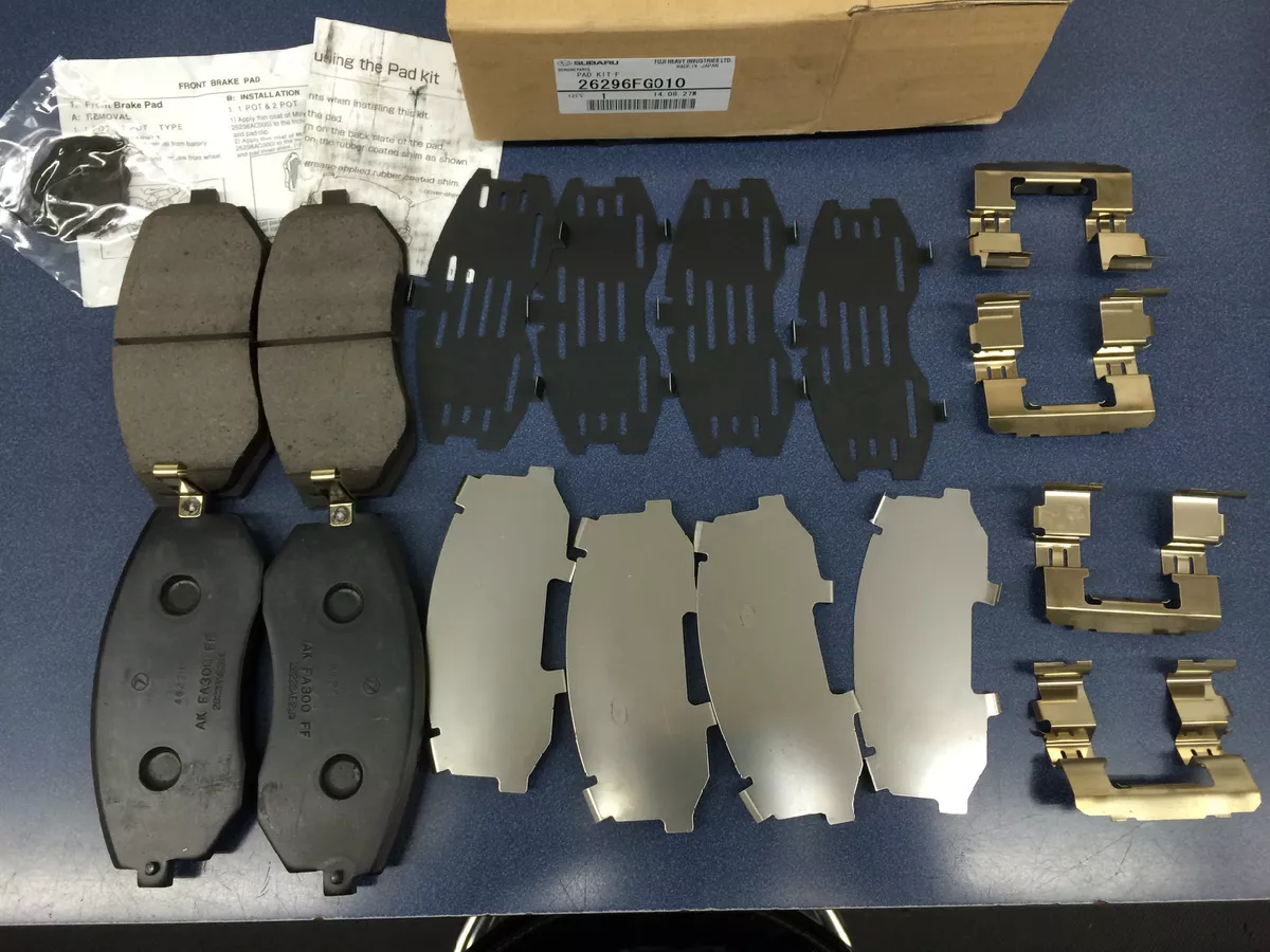 Subaru oem 2024 brake pads