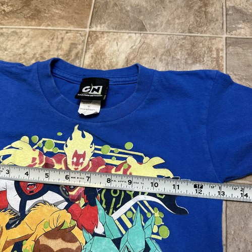 Kids Ben 10 Tv Show Shirt Cartoon Network Blue Graphic Youth Size XS - Picture 5 of 6