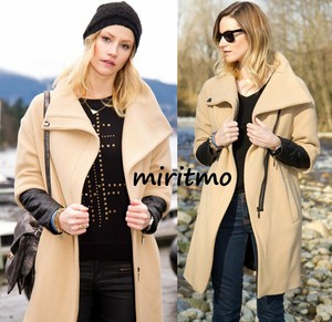 zara leather sleeve jacket