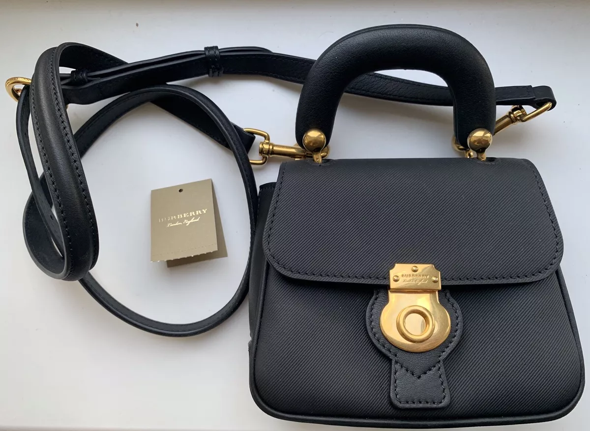 Burberry DK88 Black Mini Bag New | eBay