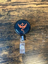 Heavy Duty Fiery Serpent Key-Bak Badge Reel 