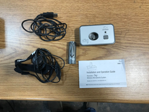 Revolabs xTAG Wireless Microphone System 02-DSKSYS-D Clip-On/Ear Piece/Handheld - 第 1/11 張圖片