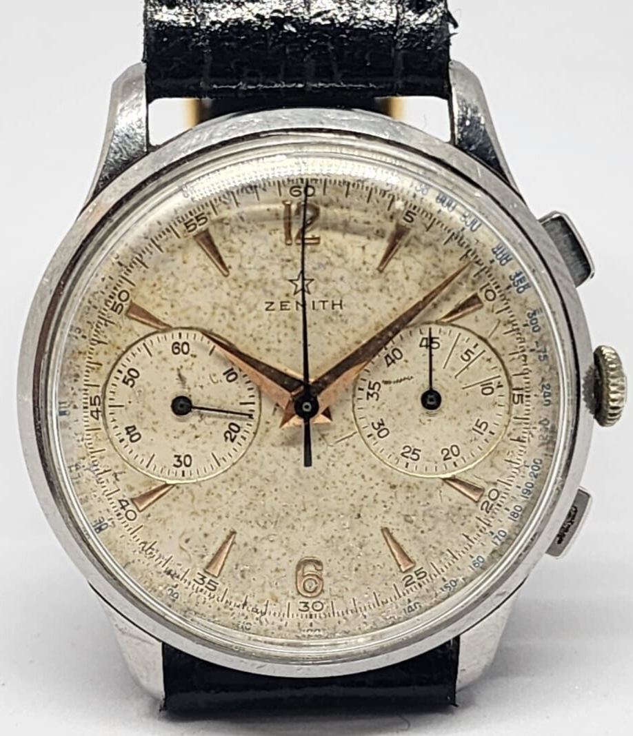 ZENITH Chronograph ref. 28500 St. Steel 38mm jumbo - Cal ZENITH Chronograph ref. 28500 St. Steel 38mm jumbo - Cal