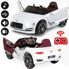 LICENSED Bentley Style Kid Ride On Electric Toy 12V Car Remote Control LED Light