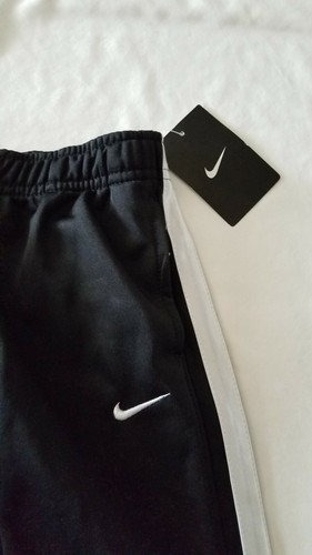 NWT NIKE Small Boys Athletic Track Sweat Pants Black Size 4 POCKETS MSRP WAS $30 - Picture 4 of 7