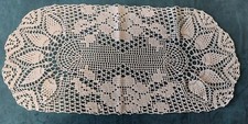 Vintage White Cotton Crochet Placemat