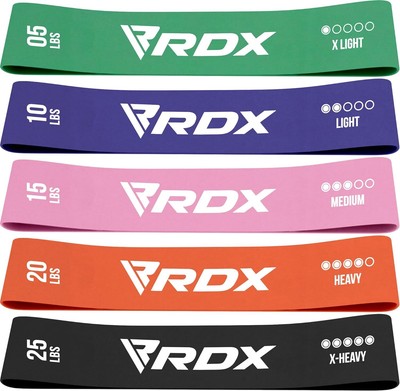 Resistance Bands Set by RDX, Fabric, Pull Up Resistance Bands for Yoga