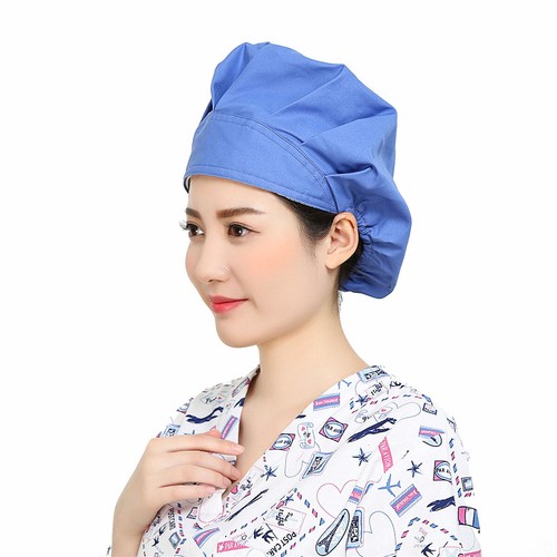 Scrub Cap Bouffant Hat Adjustable Head Cover Heart Work Accessories Wear Unisex - Picture 22 of 110